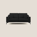 Divano 2 Posti 166x95x91 cm in Tessuto Nero