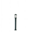 Lampada Palo per Giardino Basso Colore Nero per Esterno Linea Fiammifero Sovil