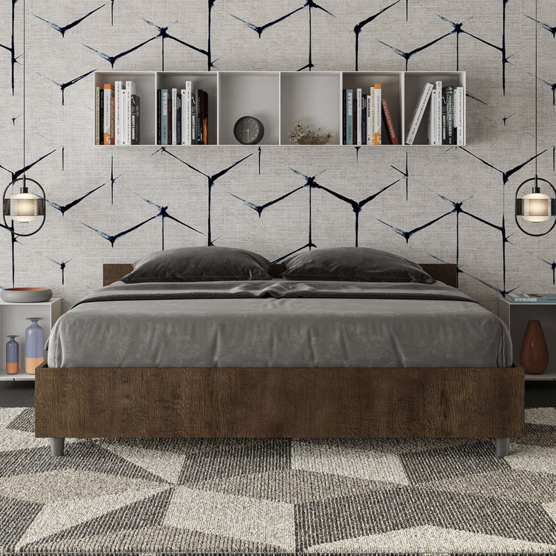 Letto Matrimoniale Nuamo Noce Varie Misure