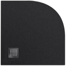 Piatto Doccia Semicircolare in Pietra Fosterberg Silene 4 Antracite Varie Misure