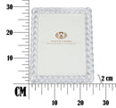 Cornice Ropy 25x2x30 cm in Poliresina e Vetro Argento
