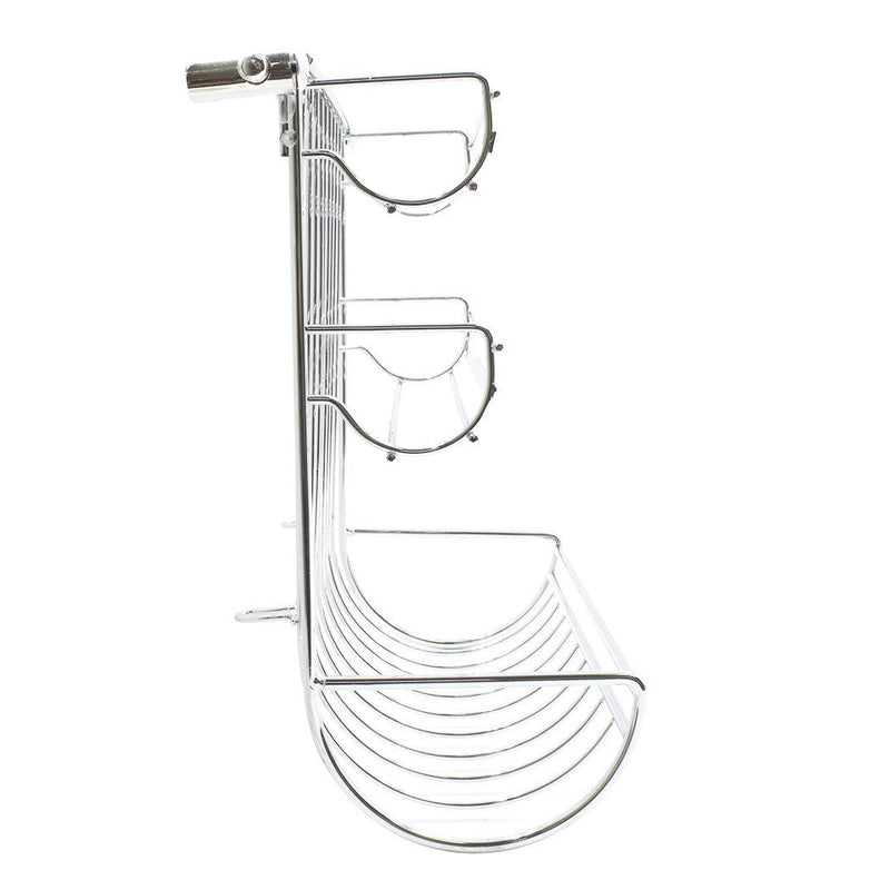 Portarotolo Pellicola da Parete 3 Scompartimenti in Metallo con Lama a Seghetto