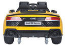 Macchina Elettrica per Bambini 12V con Licenza Audi R8 Spyder Gialla