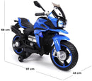 Moto Elettrica per Bambini 12V Miller Explorer Blu