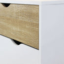 Mobile Theodore 99x39x82 h cm in Legno Bianco