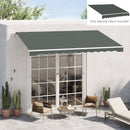 Telo di Ricambio per Tenda a Bracci Retrattile 4x2,5 m in Poliestere Anti UV Grigio  