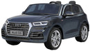 Macchina Elettrica per Bambini 2 Posti 12V Mp4 con Licenza Audi Q5 Quattro Nera