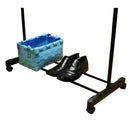 Appendiabiti in metallo estensibile con ruote 83x41x87 max h162 cm