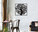 Pannello da Muro Three 70x1x70 cm in Ferro 
