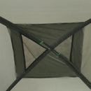 Tenda da Spiaggia Campeggio Protezione Raggi UV Verde e Grigio 3.3x3.3x2.55 cm 