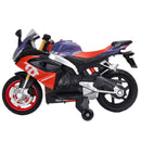 Moto Elettrica per Bambini 12V con Licenza Aprilia RS660 Viola