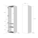 Letto Matrimoniale a Scomparsa Salvaspazio Kentaro H210 cm Marrone