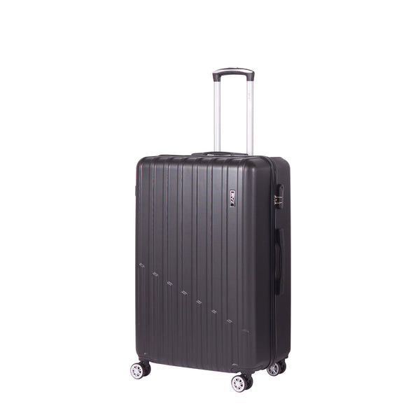 online Trolley Valigia Grande Rigido 4 Ruote con Combinazione in ABS Ravizzoni Stelvio Nero