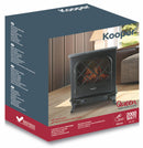 Stufa Elettrica Effetto Camino 2000W Kooper Queen