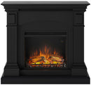 Camino Elettrico da Pavimento Effetto Fiamma 1500W Tagu Magna Nero