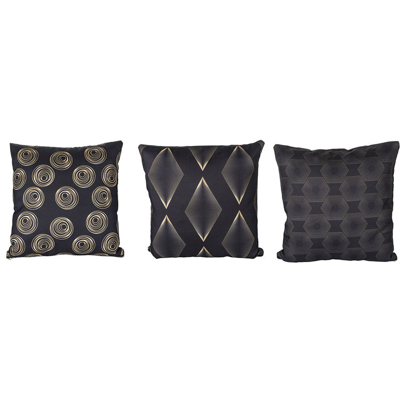 Set 3 Cuscini Decorativi 45x45 cm in Poliestere VdE Tivoli 1996 Mondrian 