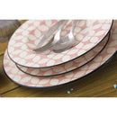 Servizio Piatti 18 Pezzi in Gres Villa d'Este Piper Red