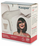 Asciugacapelli Phon 2000W 2 Velocità Kooper Style Bianco