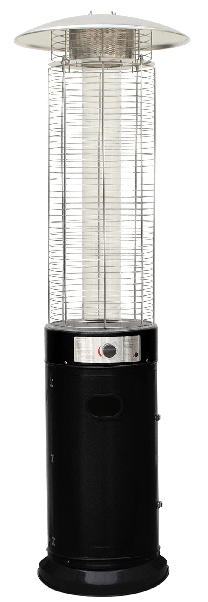 Stufa a Cilindro Gas Gpl da Esterno 11kW Qlima PGF1211 Nera