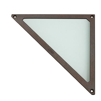 Accessoire de fermeture pour applique avec cadre en verre couleur corten pour l'extérieur Ligne Three Livos sconto