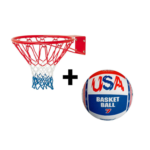 Panier de Basket Ø 46 cm avec Ballon USA Multicolore acquista