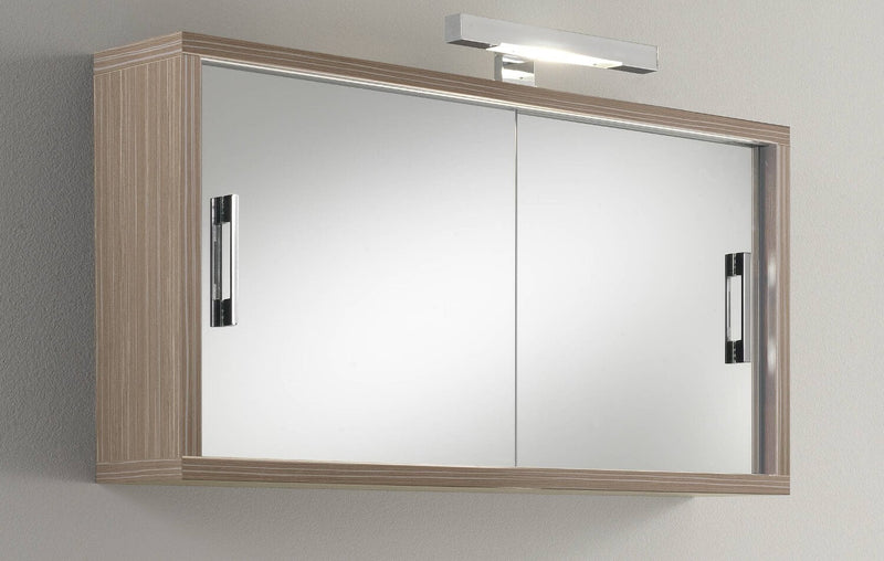 Specchiera 2 Ante in Melaminico 130x18x47,5cm TFT Giava Wood Cream