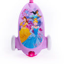 Monopattino Elettrico a Batteria 3 Ruote per Bambini Sparabolle con Licenza Disney Princess