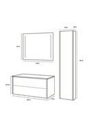 Mobile da Bagno HW11 Tabacco Scuro TFT