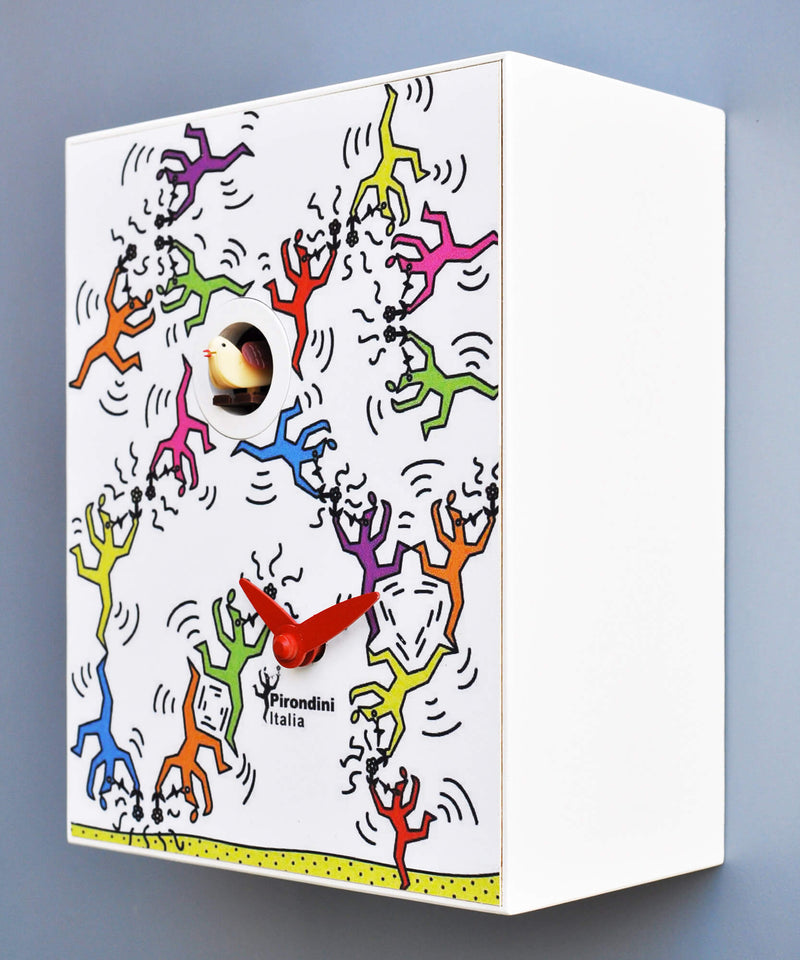Orologio a Cucù da Parete 16,5x20x10cm Pirondini Italia D'Apres Haring