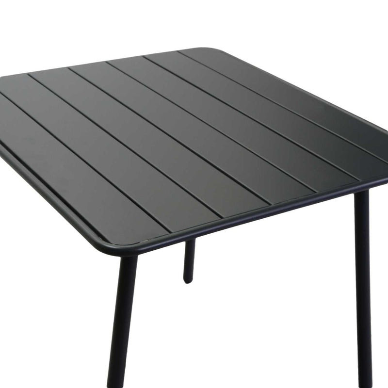 Tavolo da Giardino 80x80xh72 cm in Metallo Rovigo Antracite