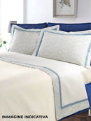 Set Lenzuola Matrimoniale Sopra Sotto e Federe con Stampa Garrini Emily Rosa