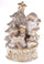 Boîte à Musique Père Noël H19,5cm Beige