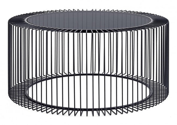 Table basse ronde en métal Kieran D80 sconto