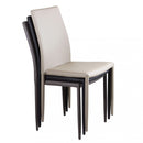 Sedia Cammie 41x50x91 h cm in Similpelle Marrone