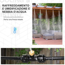 Kit Nebulizzazione Acqua da Esterno 9m 11 Ugelli in Ottone 