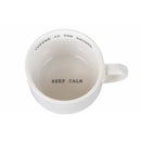 Set 6 Tazzine da Caffè Ø6,5x9x4,5 cm in Bone China VdE Tivoli 1996 Coffee is the answer