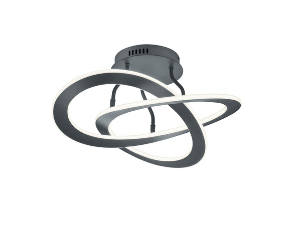 Plafonnier LED d'intérieur en Métal Anthracite acquista