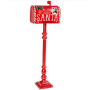 Cassetta Postale Americana di Babbo Natale Decorazione Natalizia Metallo 100 cm