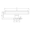 Mobile da Bagno sospeso Bali 02A Twist Piombo TFT