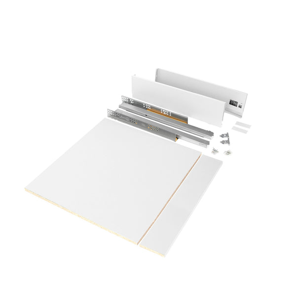 Kit Tiroir Vertexi H 93 mm avec Panneaux Inclus Largeur 600 Emuca Blanc Peint prezzo
