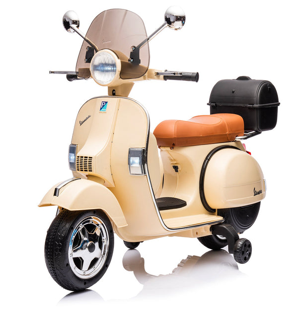 online Piaggio Vespa PX150 Full Elettrica 12V per Bambini Crema