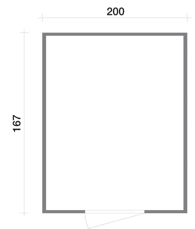 Casette Box da Giardino in Legno Porta Utensili 200x167x214 cm con Porta e Finestra Ecla Noce