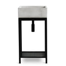 Lavello da Giardino Senza Rubinetto in Cemento Granulato di Marmo Madrid Grigio