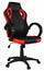 Chaise Gaming 59x120 cm en Similicuir Rouge