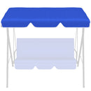 Tettuccio di Ricambio per Dondolo 192x144 cm in Poliestere Blu