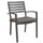 Fauteuil Formentera avec coussin 46x62x84 h cm en aluminium taupe