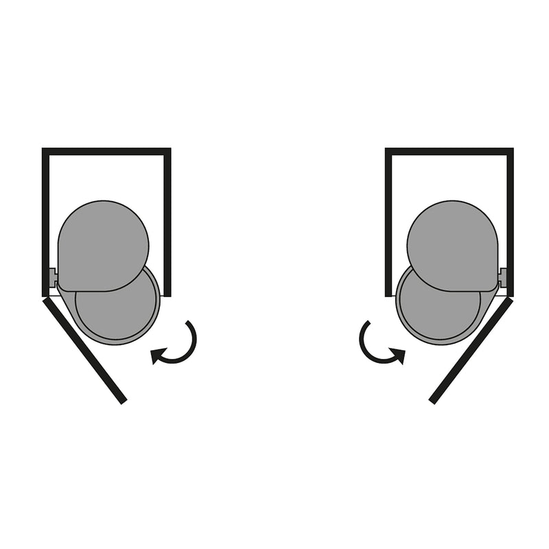 Pattumiera Differenziata per Anta 13 Litri in Plastica Emuca Acciaio Inox