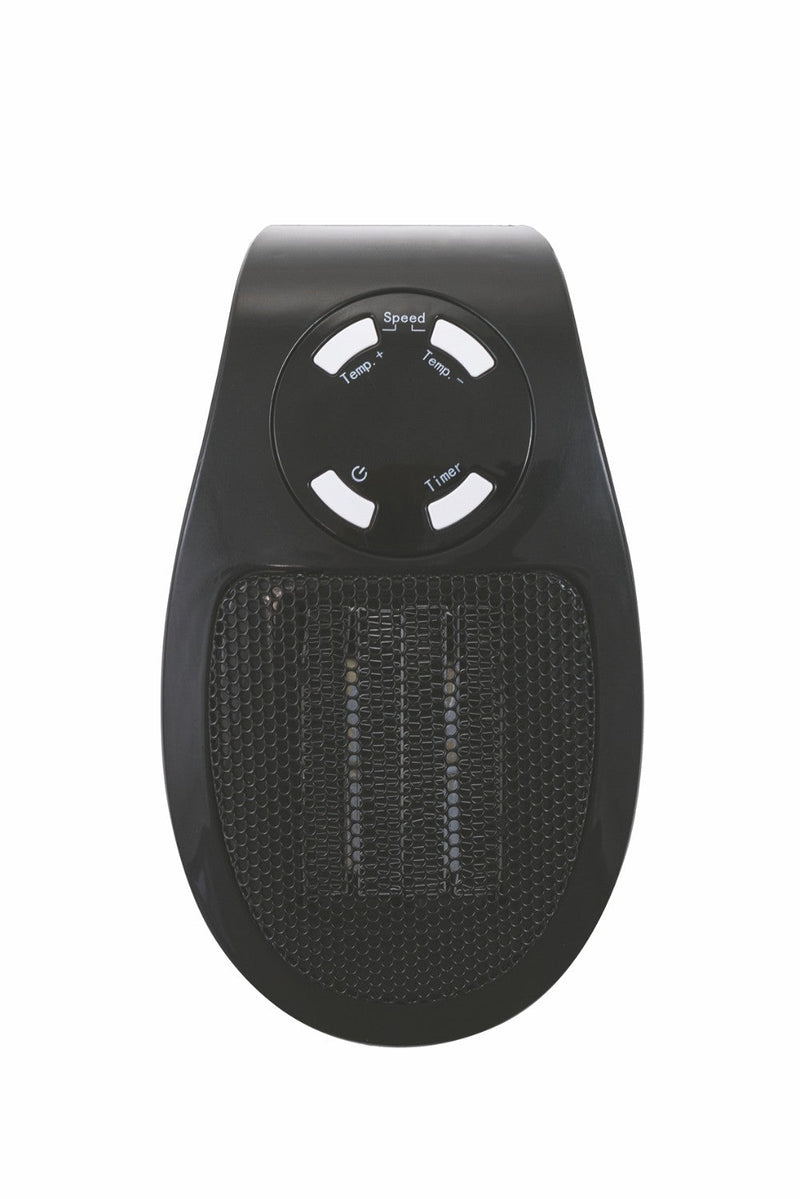 Stufa Stufetta da Parete 500W con Telecomando Display LCD Kooper Pluggy Rosso