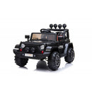 Macchina Elettrica per Bambini Fuoristrada Adventure 12V con Telecomando e Sedile in Pelle Nero