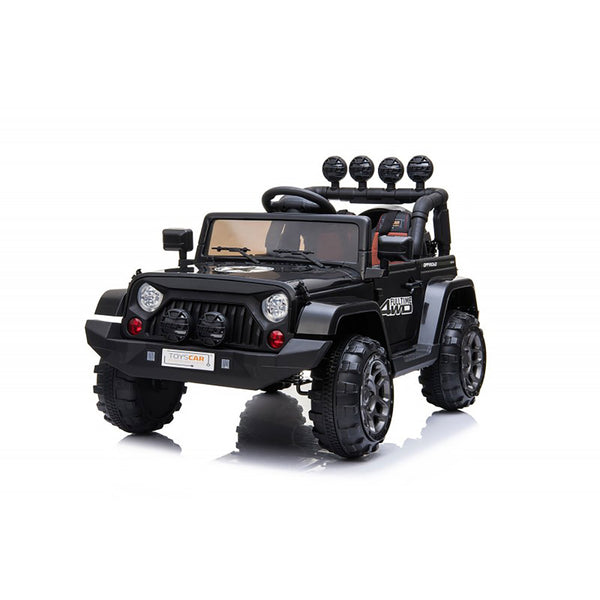 Macchina Elettrica per Bambini Fuoristrada Adventure 12V con Telecomando e Sedile in Pelle Nero sconto